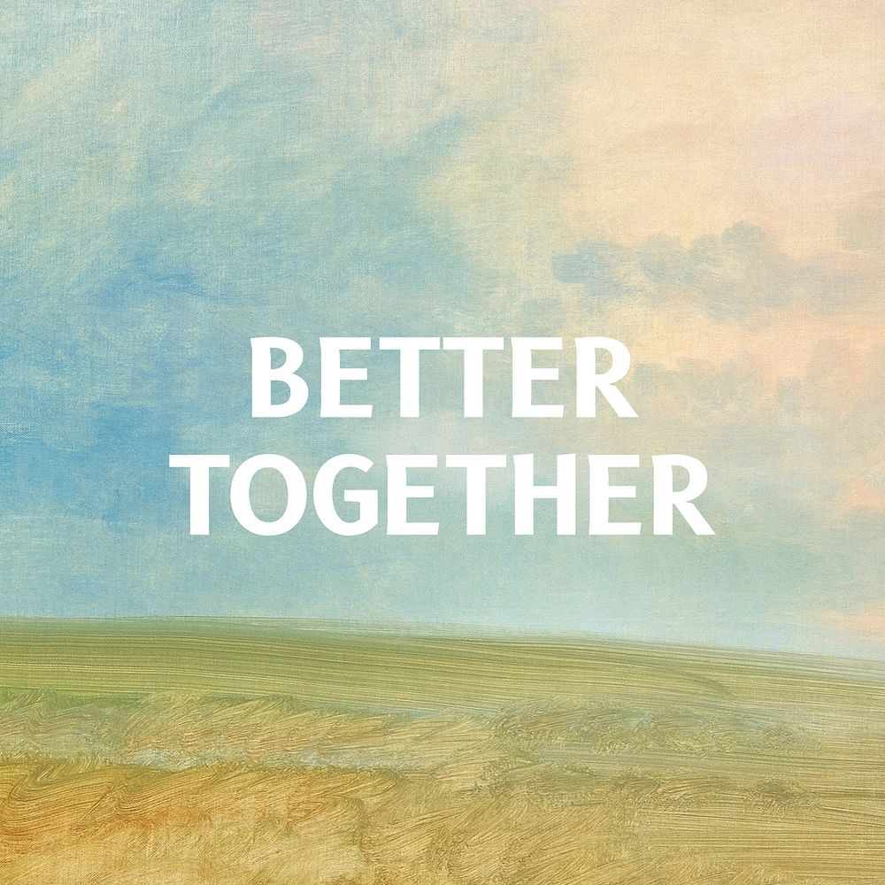 Better together  Instagram post template