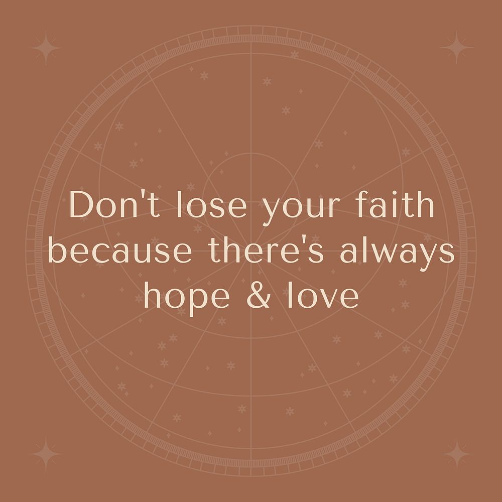 Hope and love quote Instagram | Free Photo - rawpixel