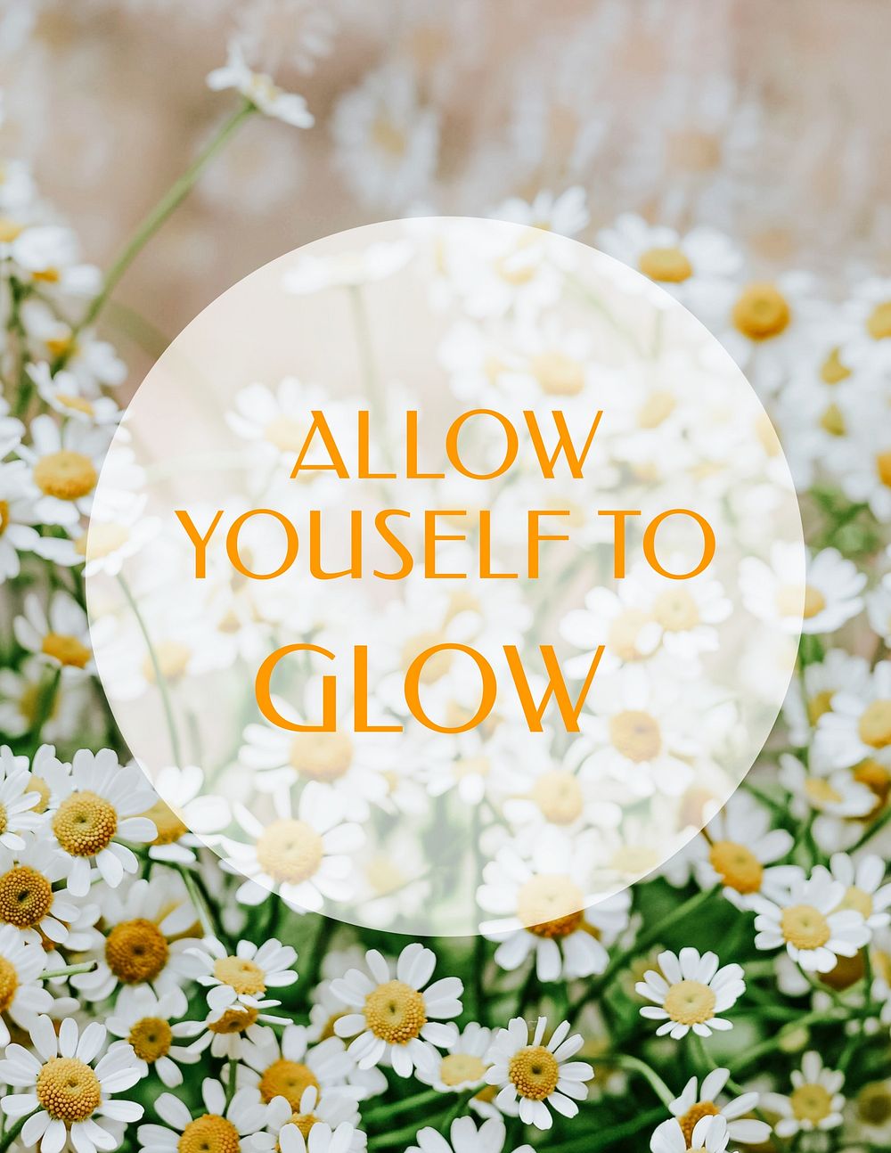 White flower poster template Free Photo rawpixel