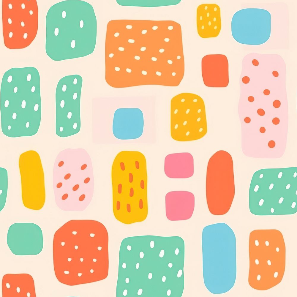 Sticker pattern backgrounds creativity. AI generated Image by rawpixel.
