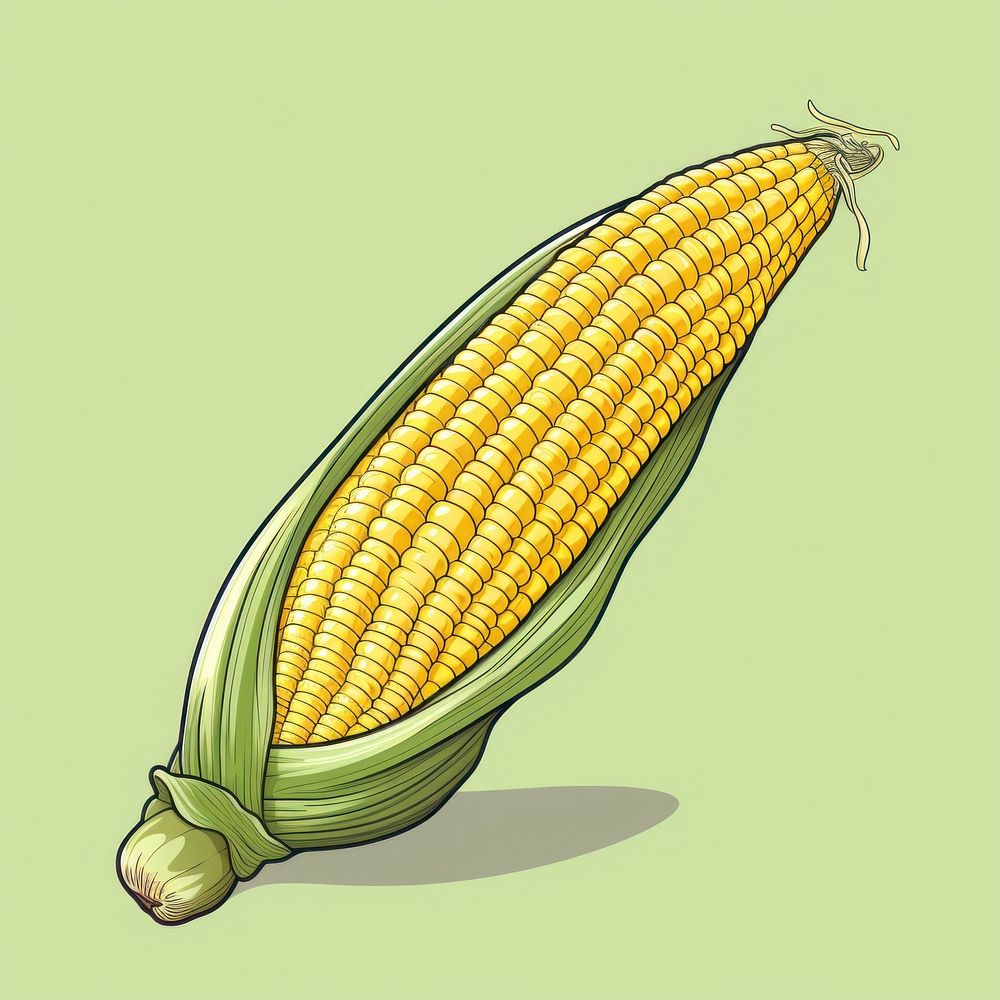 Corn plant food vegetable. AI generated Image by rawpixel.