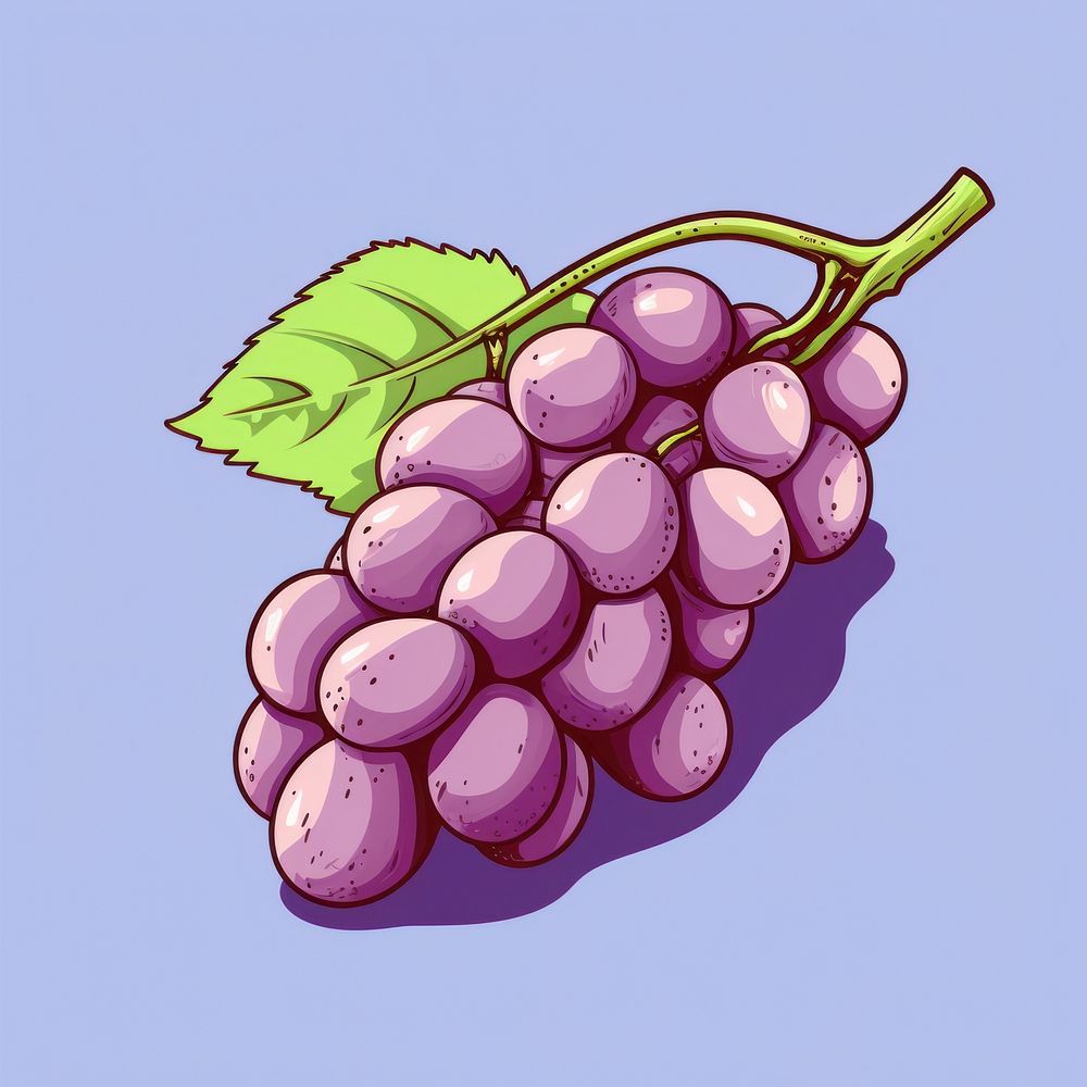 Grape grapes plant fruit. AI generated Image by rawpixel.