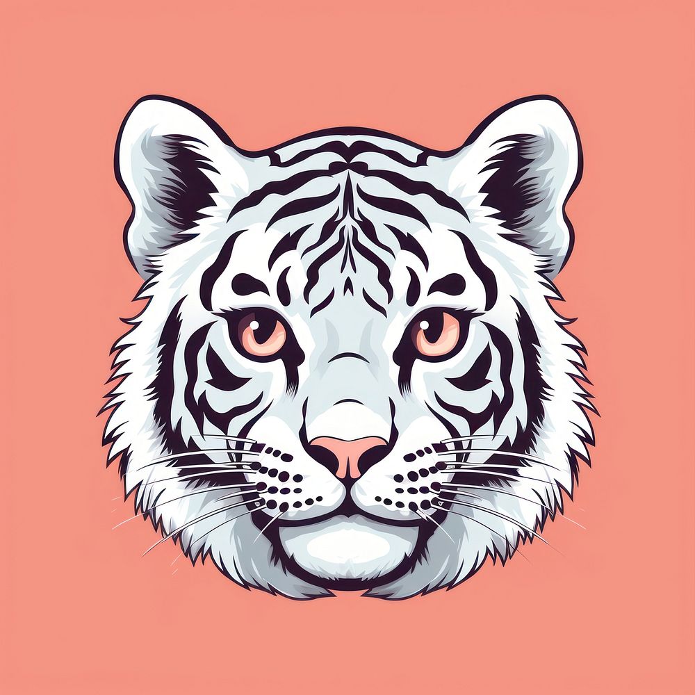 Tiger animal mammal creativity. AI generated Image by rawpixel.