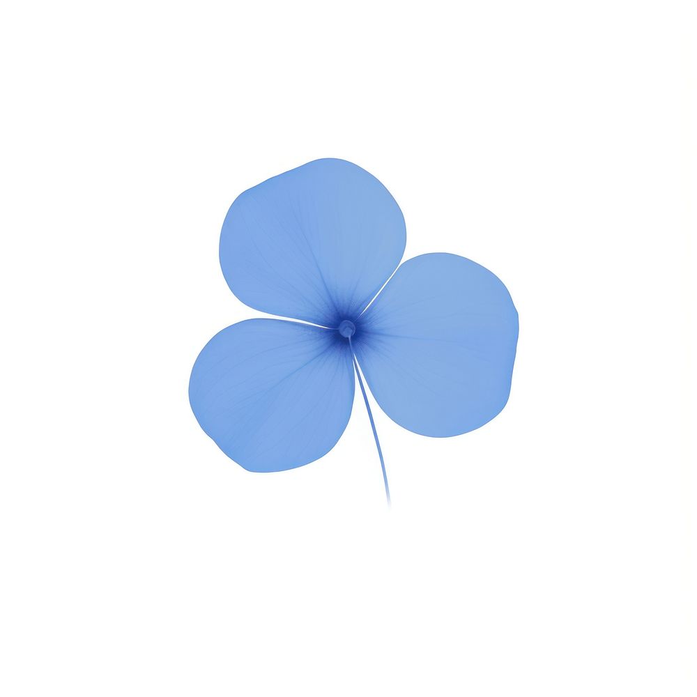 Blue flower petal plant leaf. AI generated Image by rawpixel.
