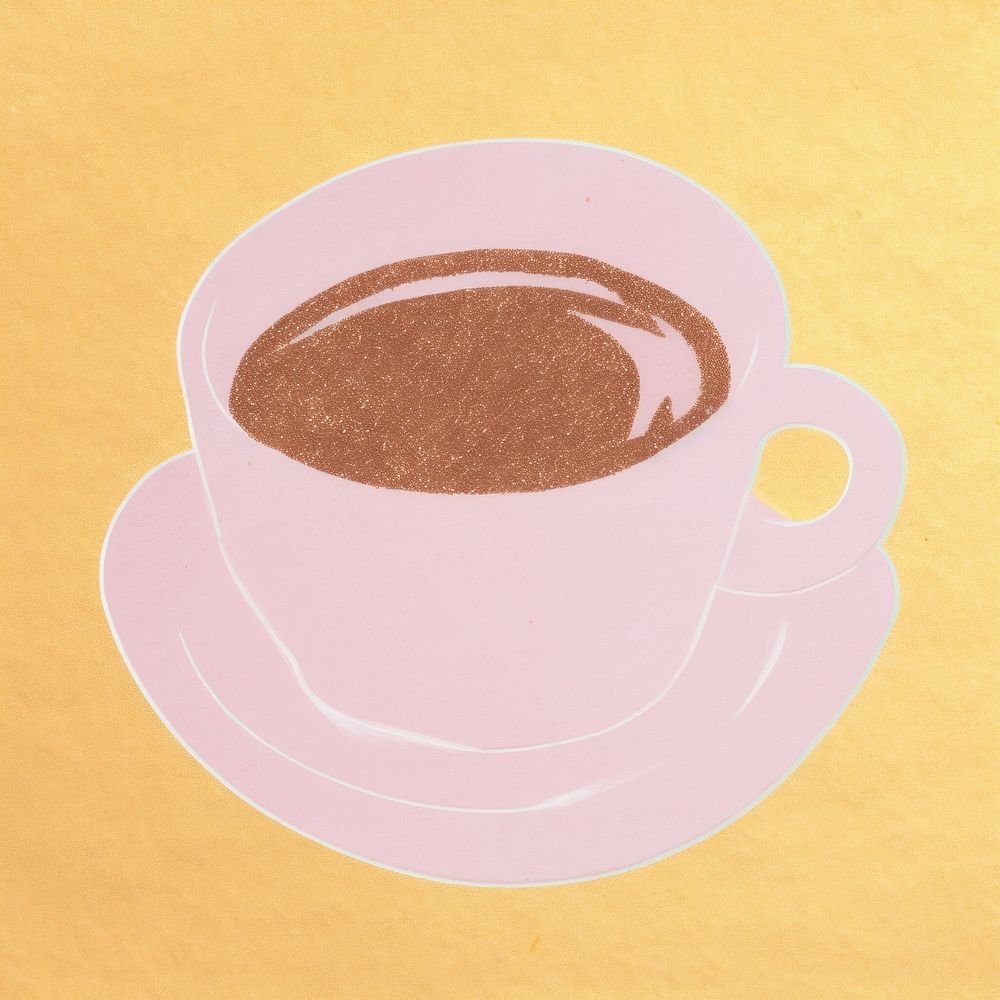 Coffee saucer drink cup. AI generated Image by rawpixel.