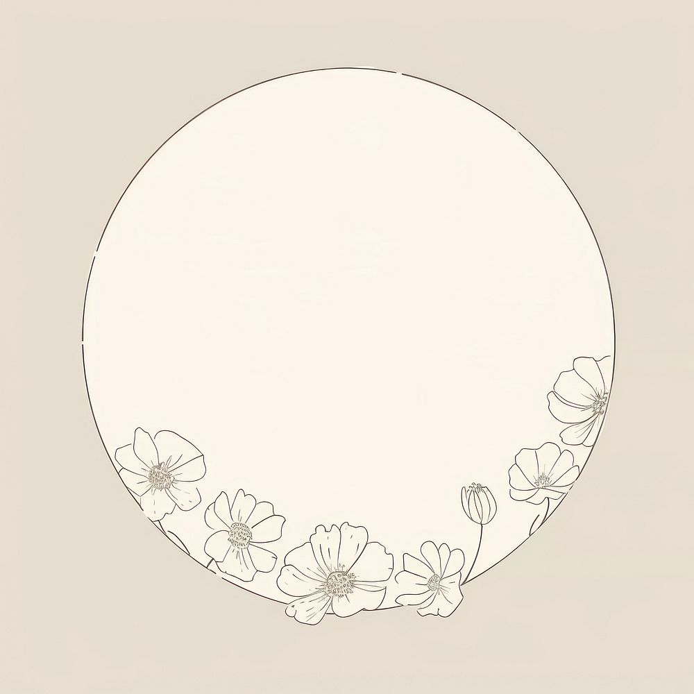 Flower circle photography astronomy. AI generated Image by rawpixel.
