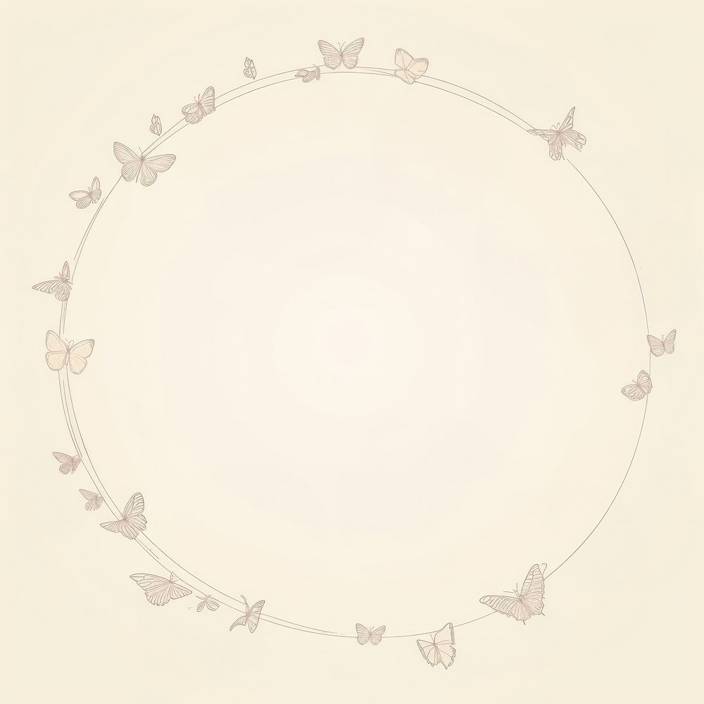 Butterfly circle accessories chandelier. AI generated Image by rawpixel.