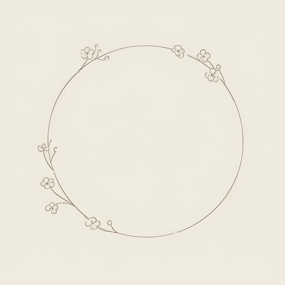 Flower circle accessories creativity. AI generated Image by rawpixel.