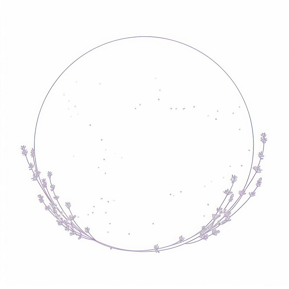 Lavender pattern circle plant. AI generated Image by rawpixel.