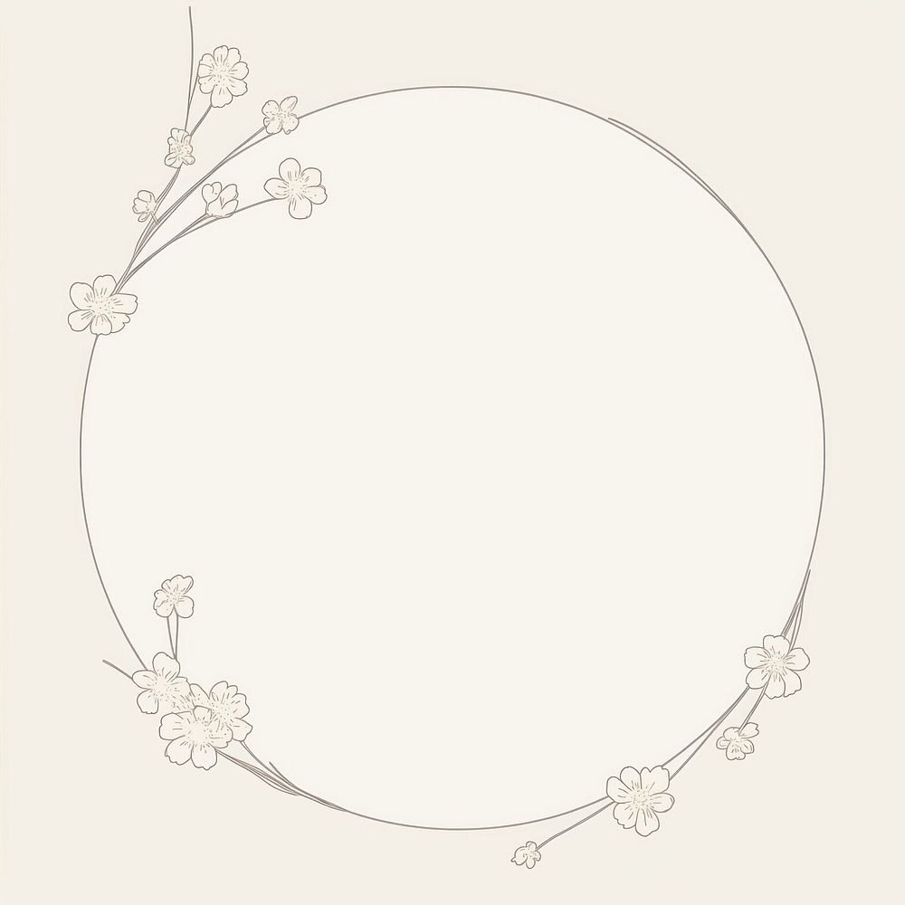 Sakura circle accessories chandelier. AI generated Image by rawpixel.