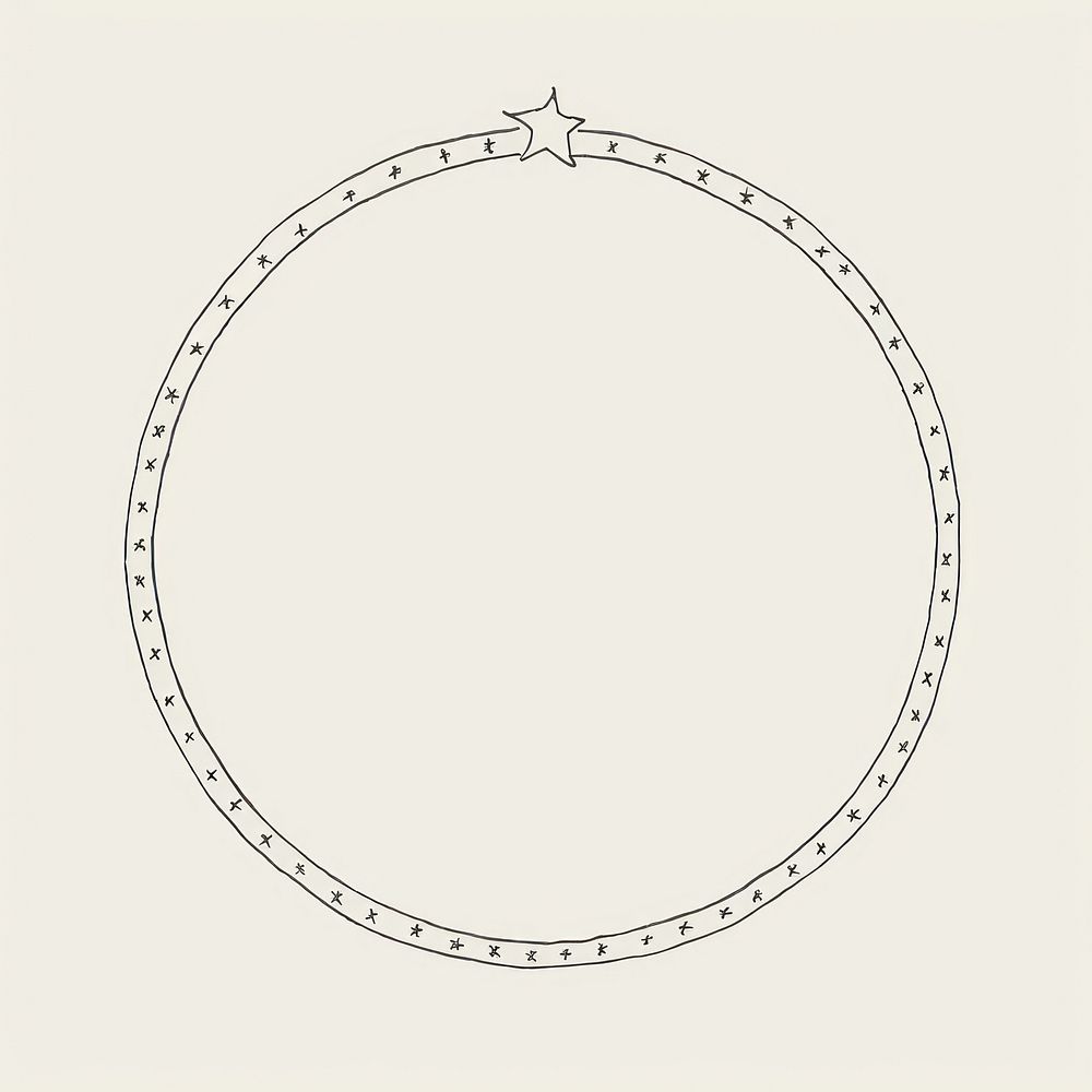 Star jewelry circle accessories. AI generated Image by rawpixel.