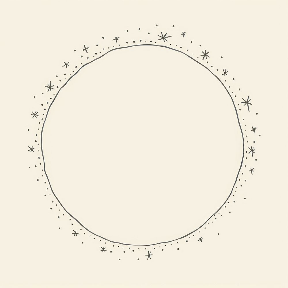 Star backgrounds circle space. 