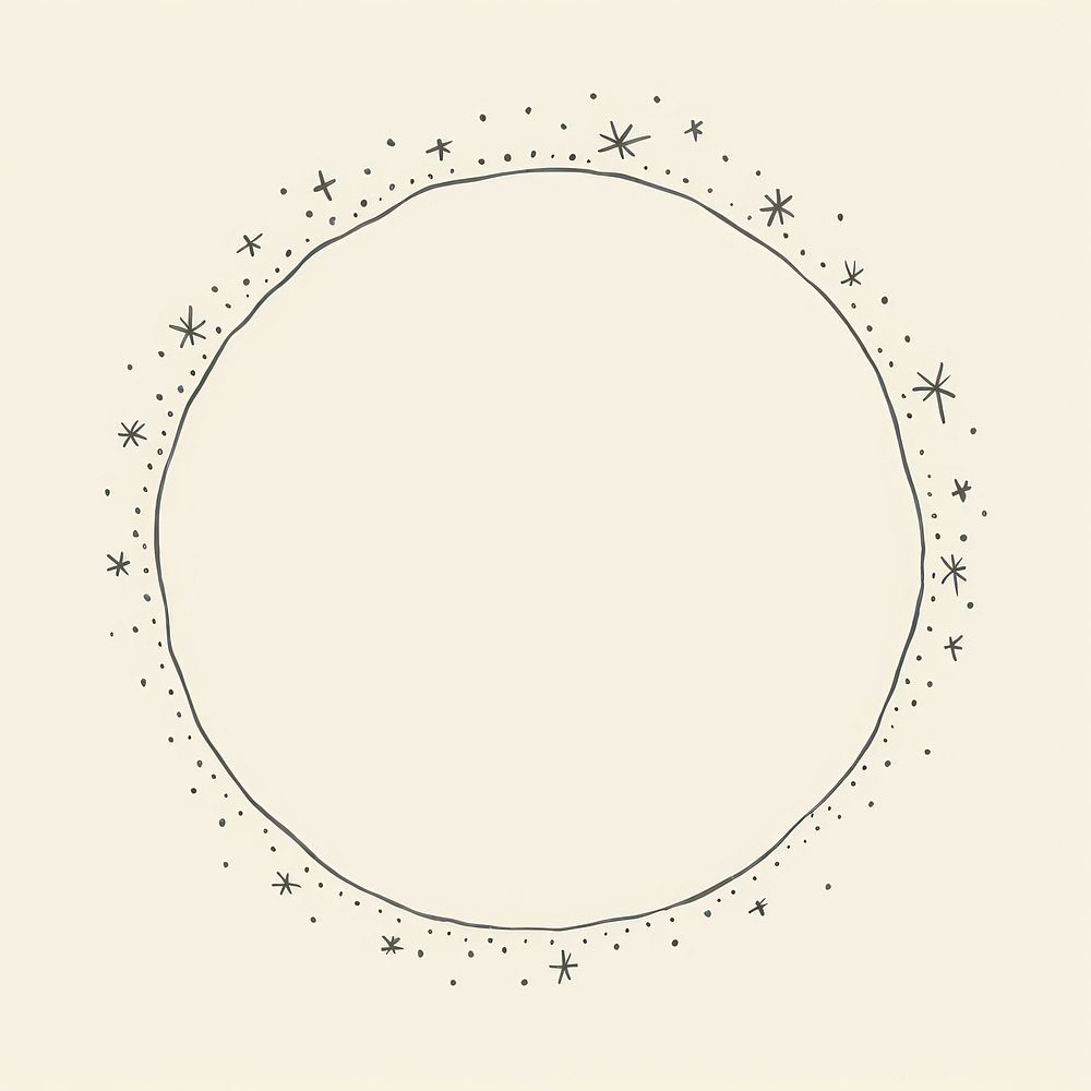 Star backgrounds circle space