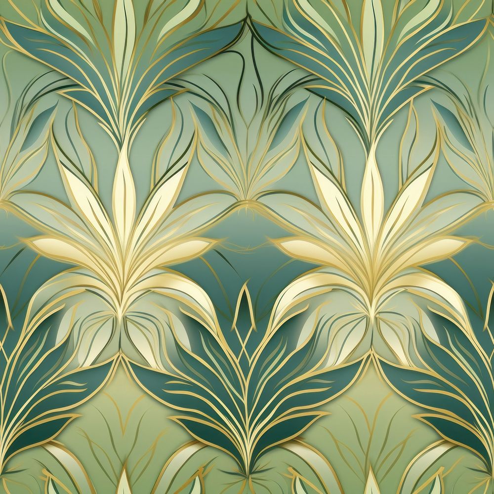 Hemp leaf art wallpaper pattern. AI generated Image by rawpixel.
