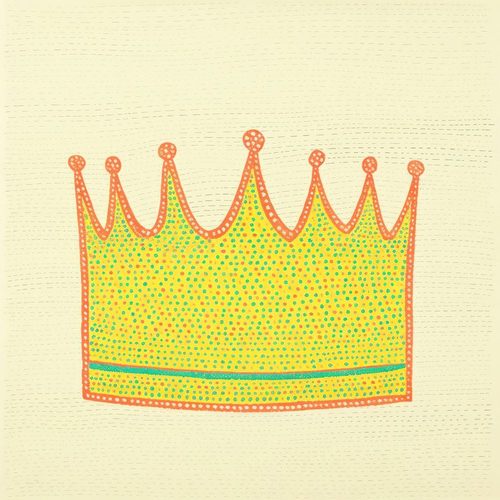 A crown pattern accessories creativity. AI generated Image by rawpixel.