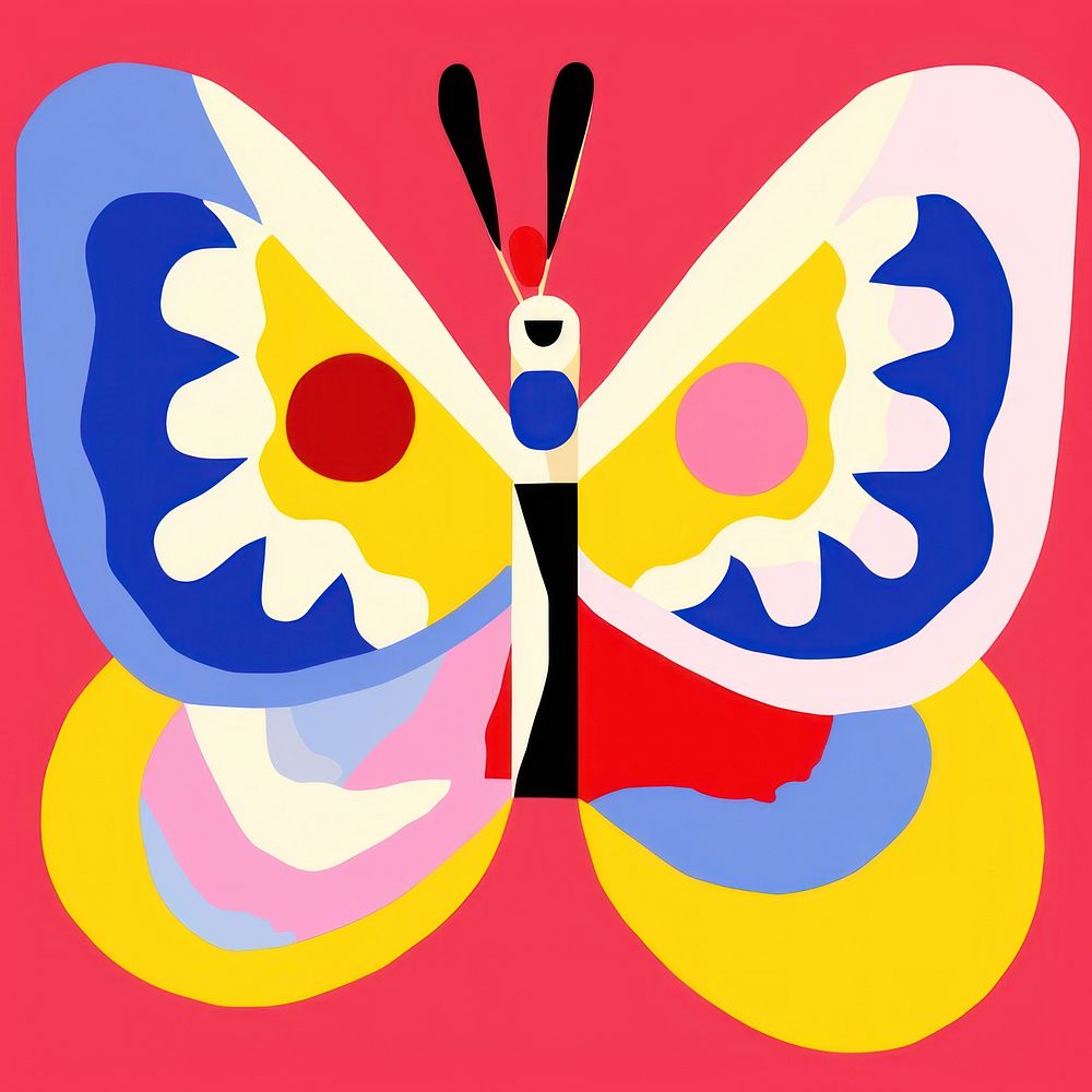 Butterfly magnification creativity graphics. AI generated Image by rawpixel.