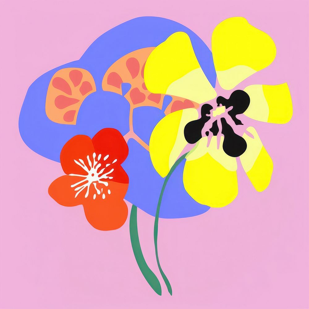 Flower petal plant creativity. AI generated Image by rawpixel.