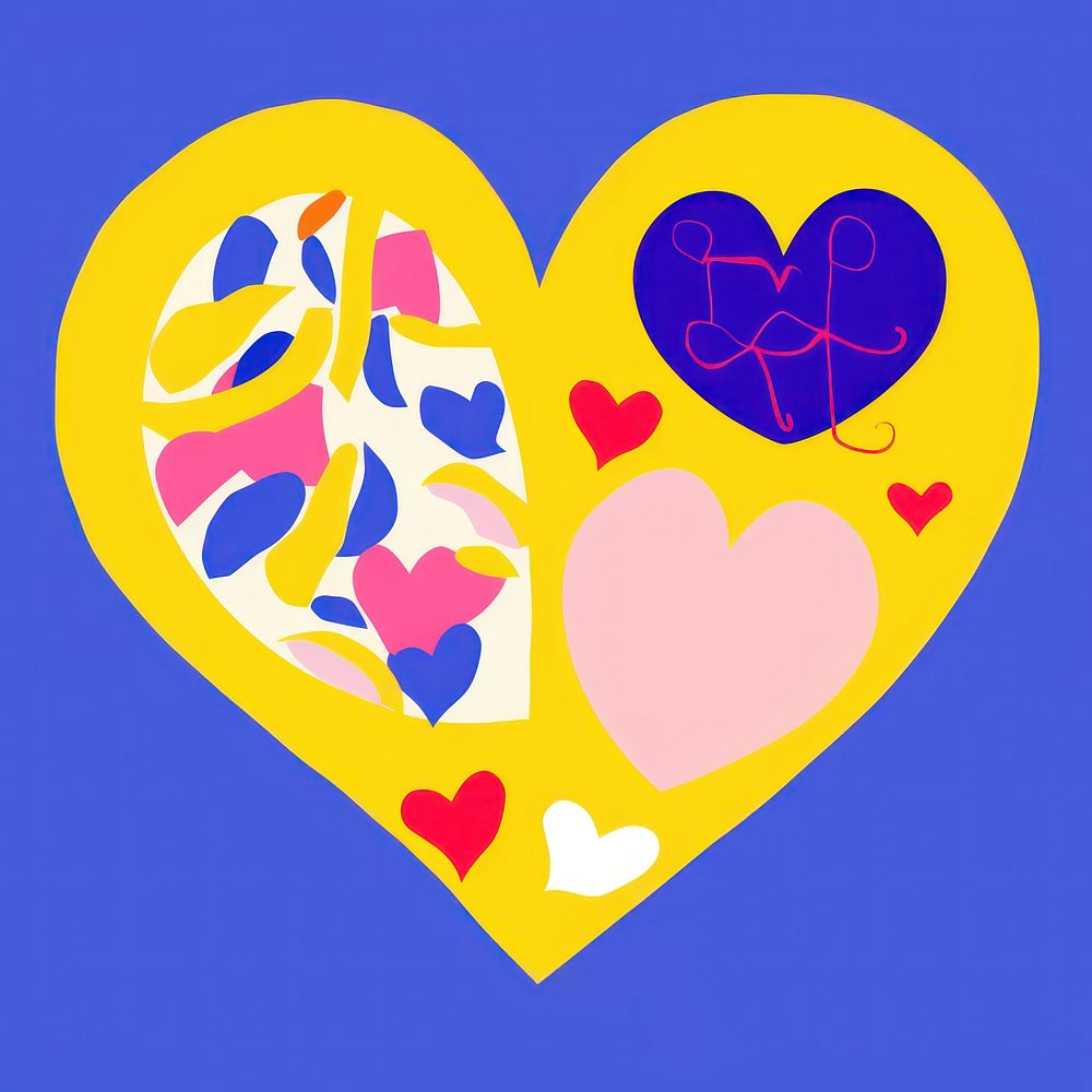 Heart shape creativity romance. AI generated Image by rawpixel.
