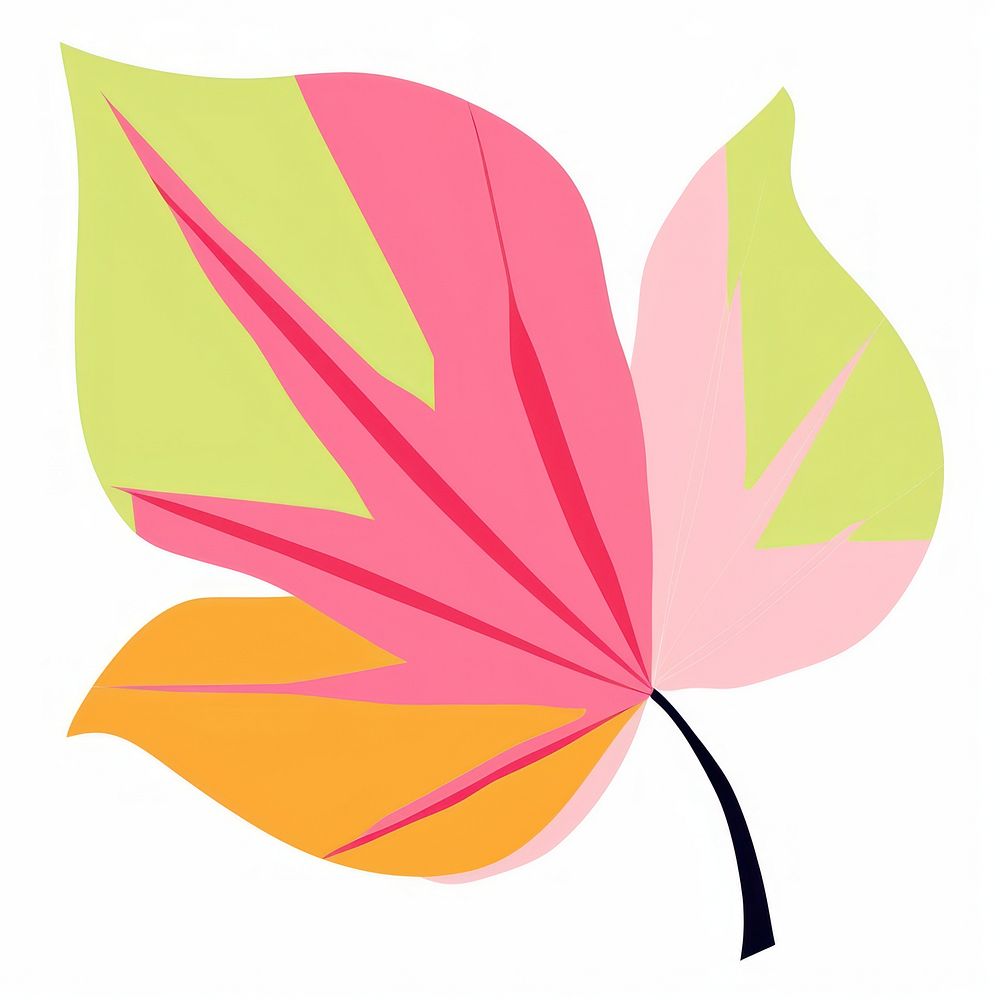 Leaf plant petal creativity. AI generated Image by rawpixel.