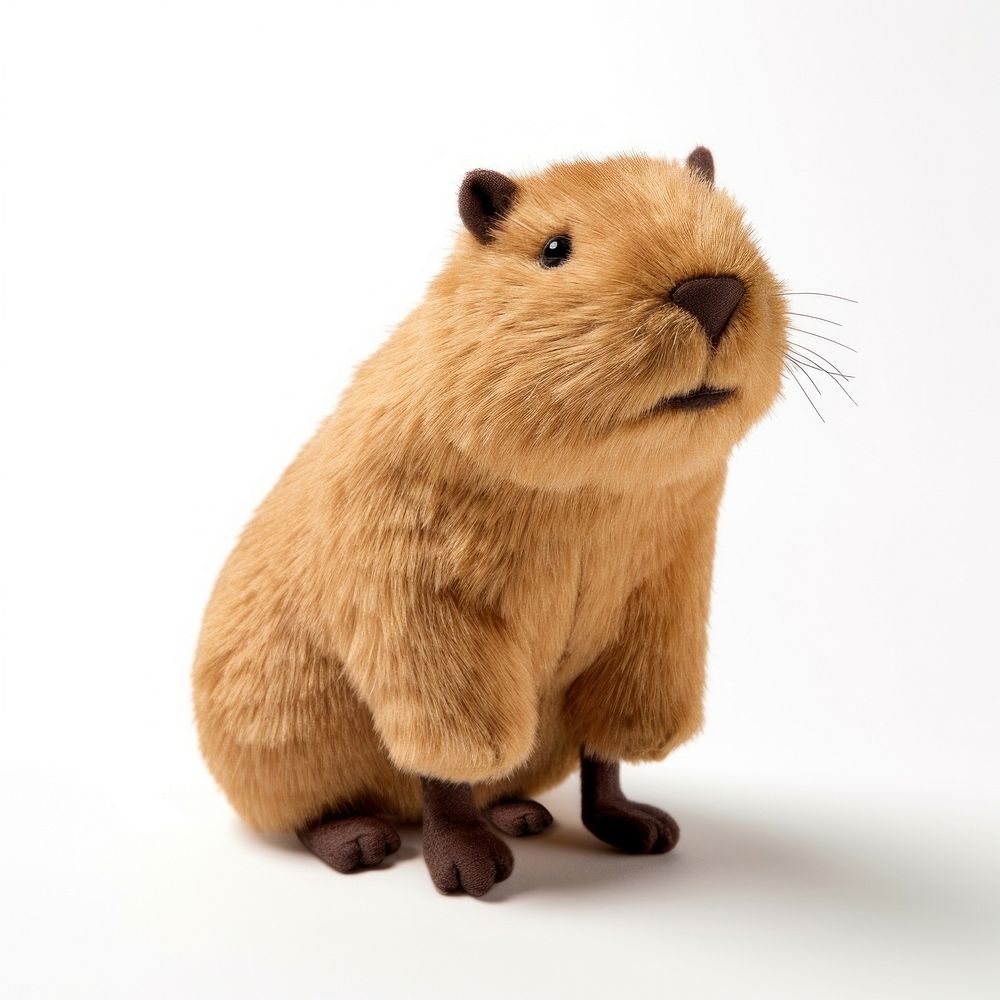 Cute capybara animal hamster mammal. AI generated Image by rawpixel.