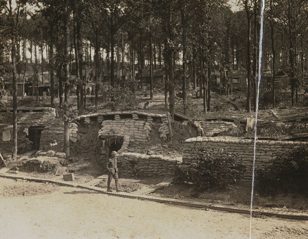 Untitled (World War I fortification) (circa 1915).