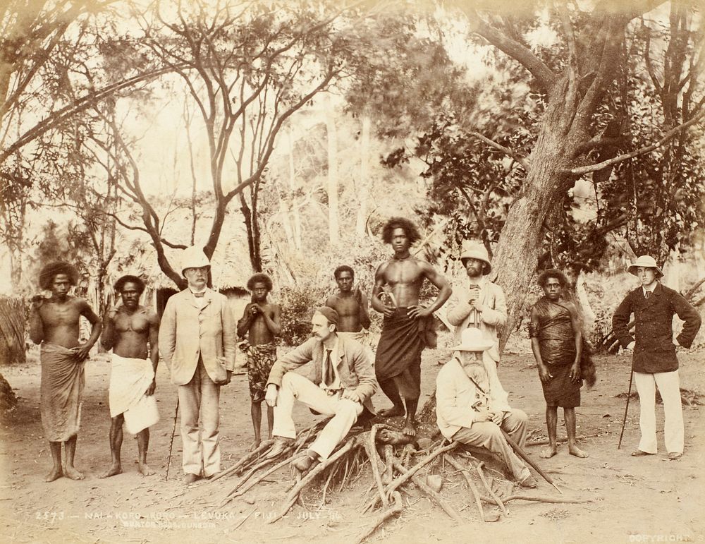 Nai Koro Koro Levuka - Fiji - July 84 (1800s) by Burton Brothers.
