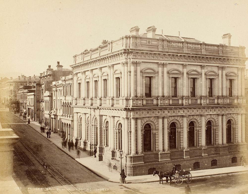 Princess St. Looking North (1800s) by Burton Brothers.