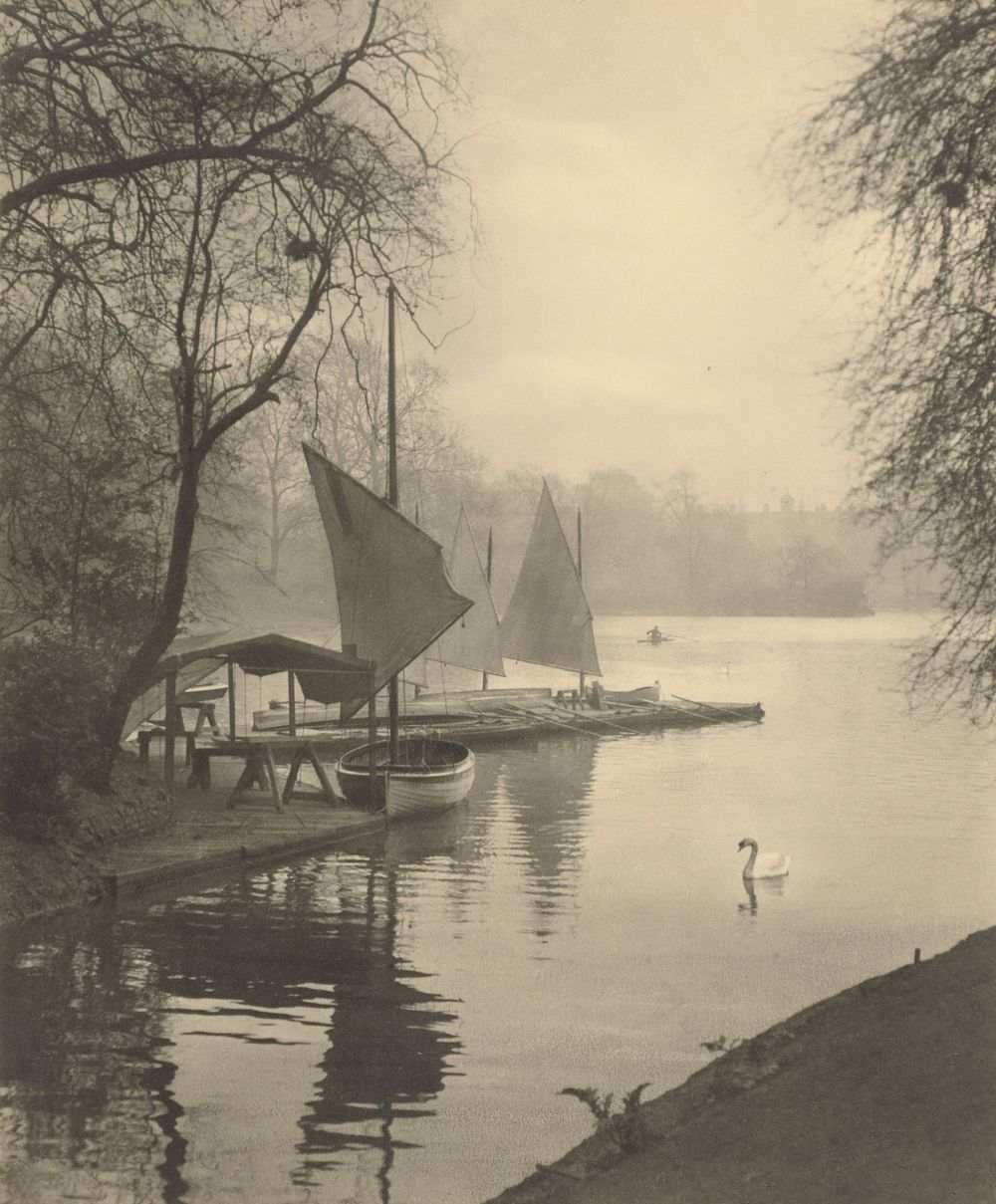Spring, Regent's Park (circa 1935-1939) by Marion Queenie Kirker.