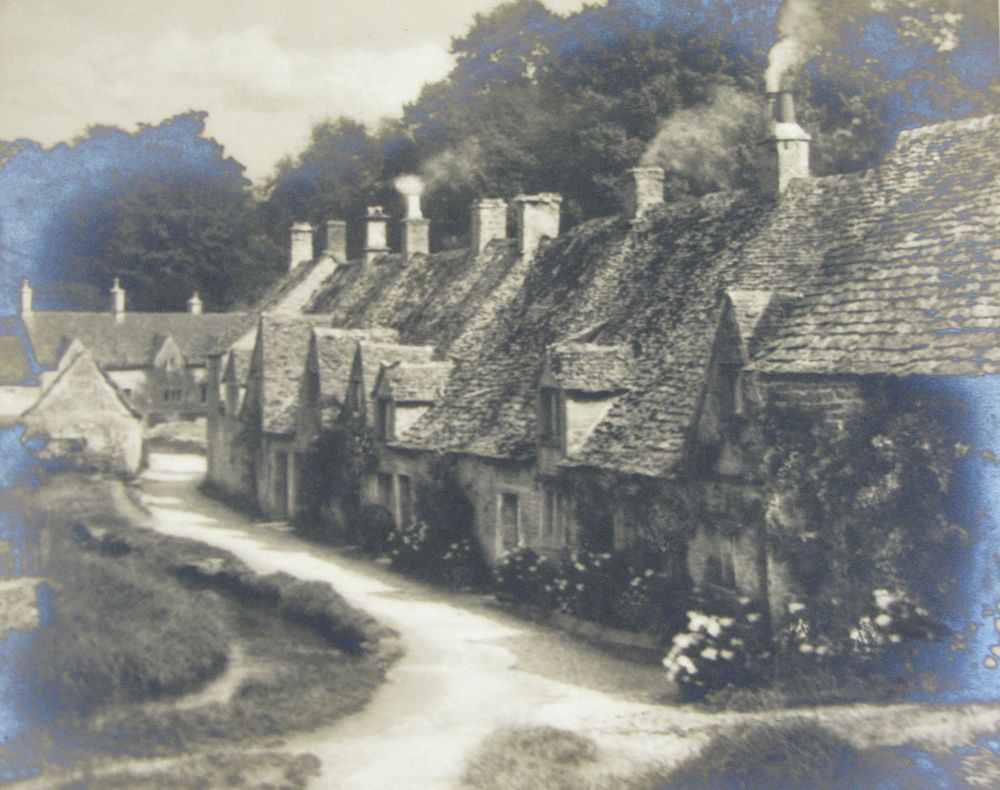 Old Cottages, Bibury, Gloucestershire by George Chance.