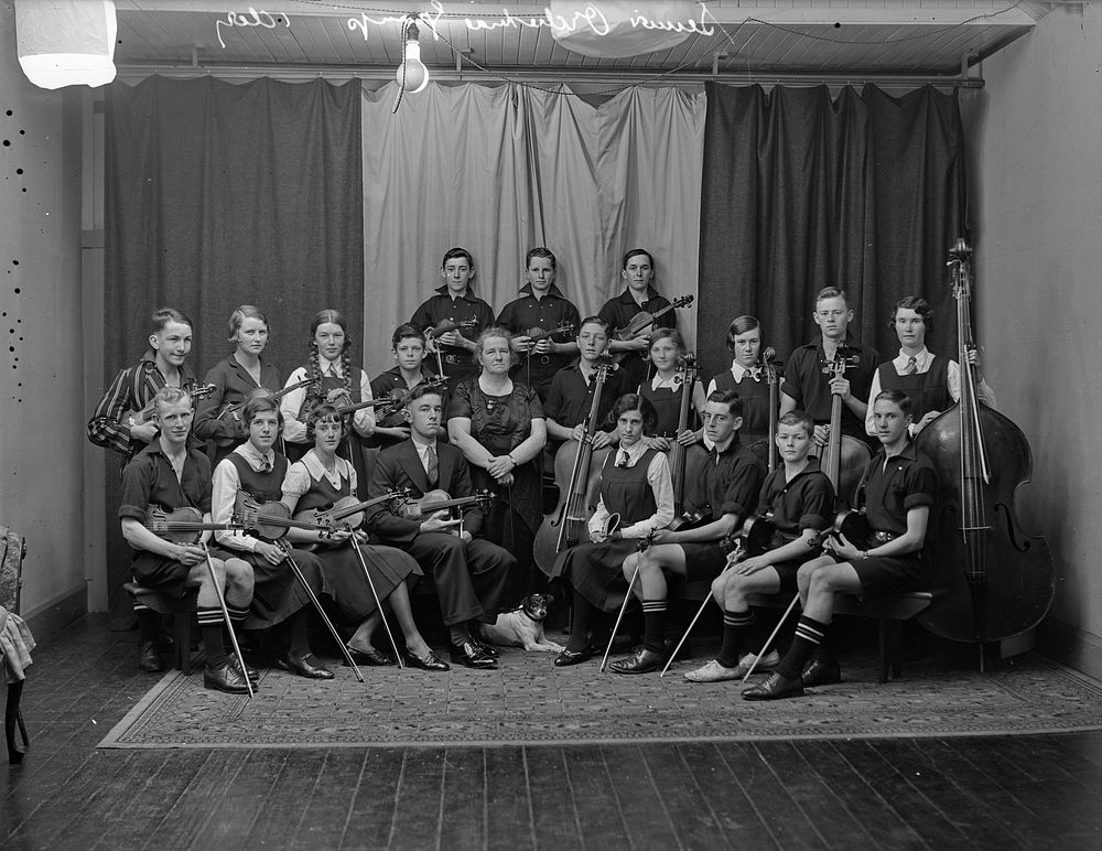 Senior Orchestra Group (1930) by William Oakley.