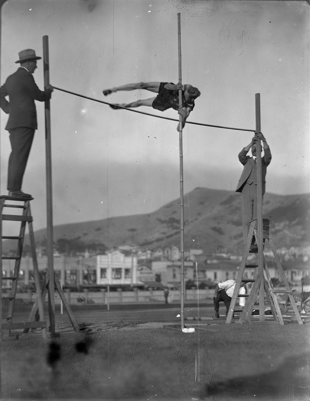 Pole vaulter (1929) by Crystal Photographic House.