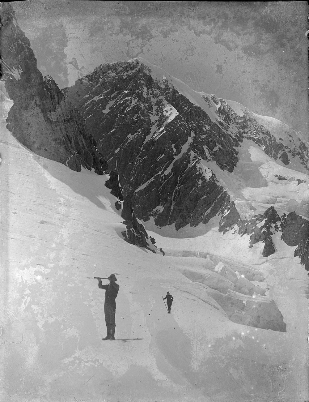 Mount Cook from Harper Saddle (1911) by Fred Brockett.