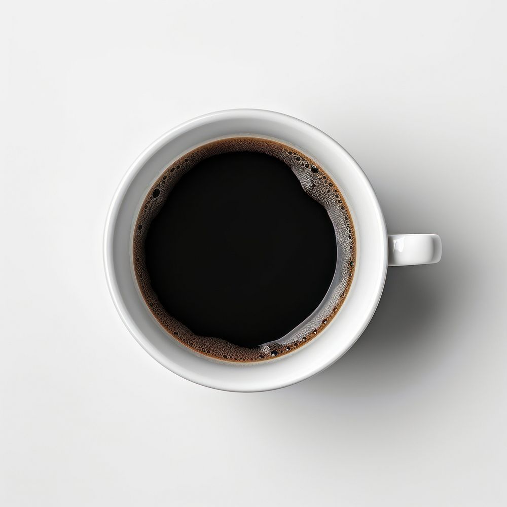 White coffee cup drink black mug. AI generated Image by rawpixel.