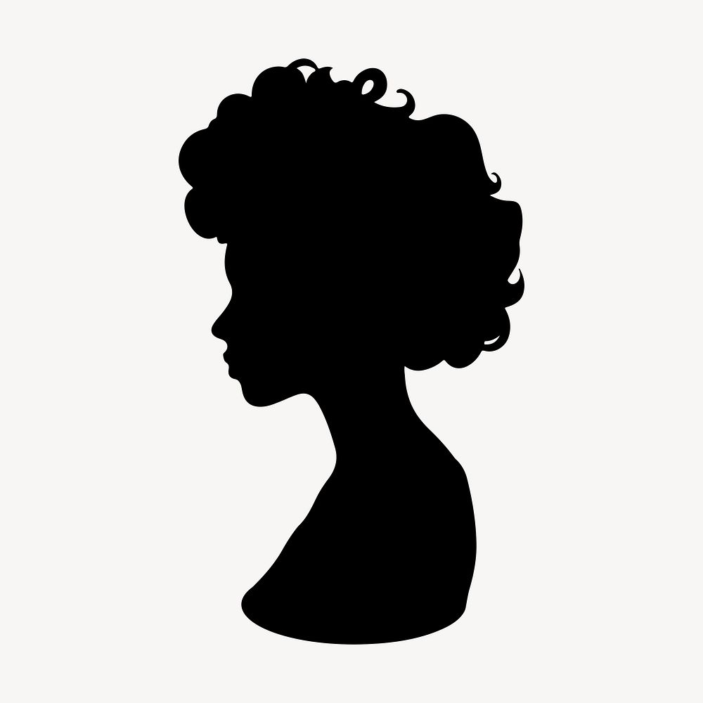 Woman silhouette adult white.