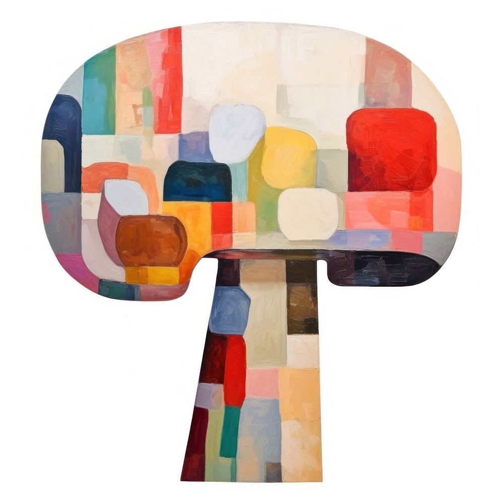 Mushroom painting palette art. AI generated Image by rawpixel.
