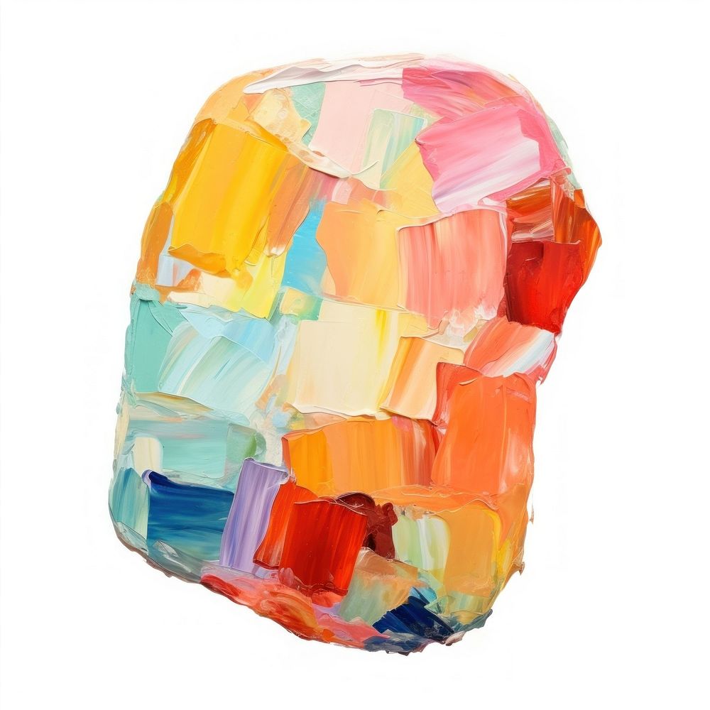 Candy painting art white background. AI generated Image by rawpixel.