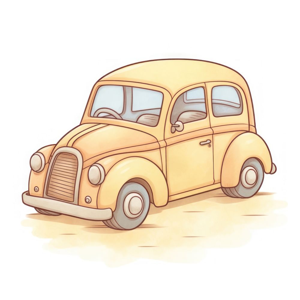 Car drawing vehicle sketch. AI generated Image by rawpixel.