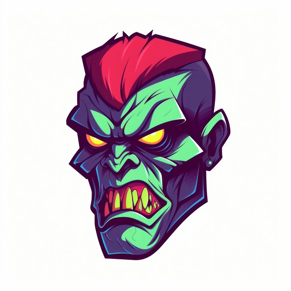 Zombie mask creativity disguise. AI generated Image by rawpixel.