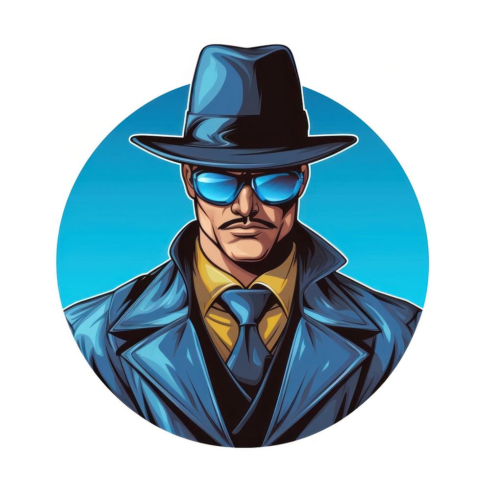 Detective portrait adult photography. AI generated Image by rawpixel.