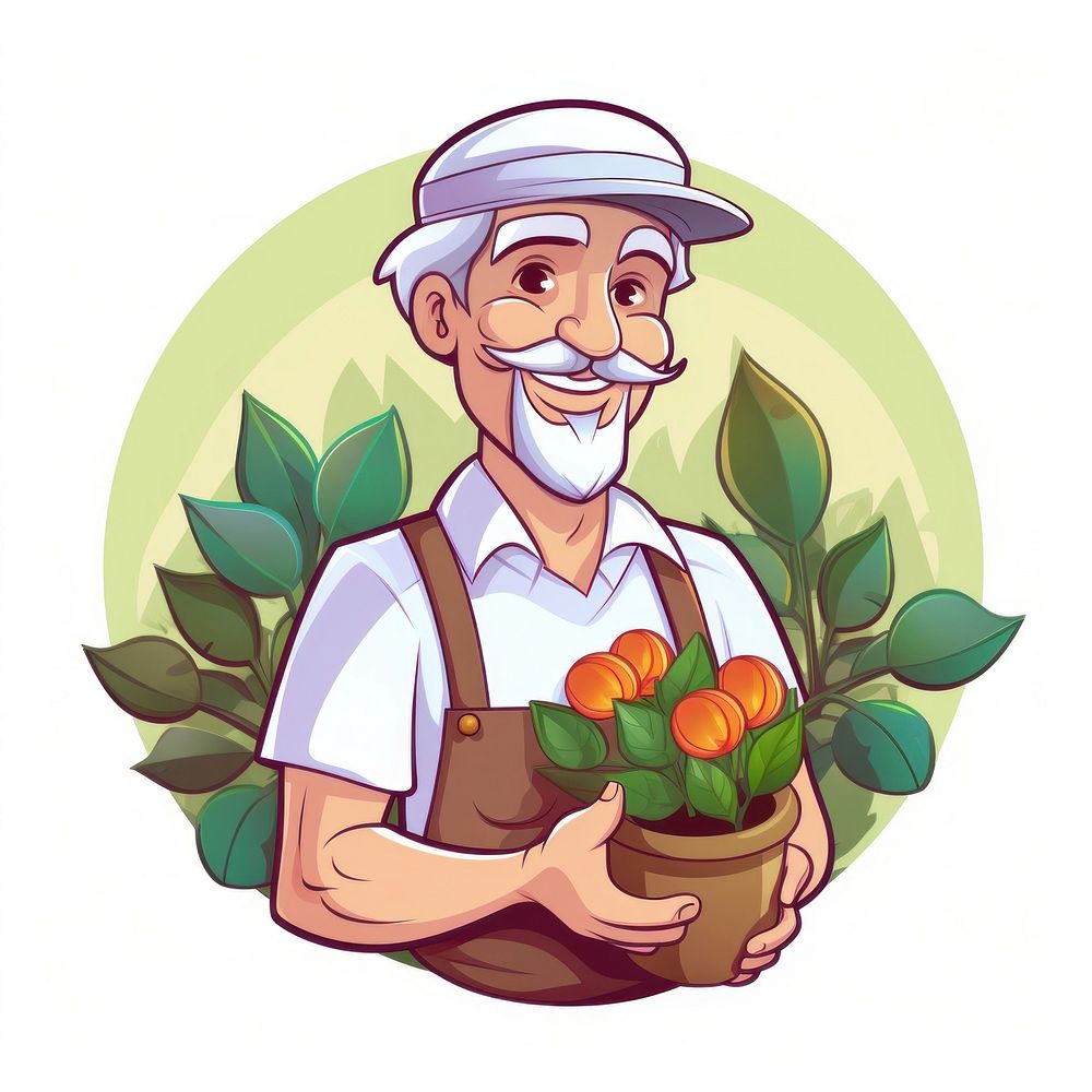 Father gardener gardening plant agriculture. AI generated Image by rawpixel.