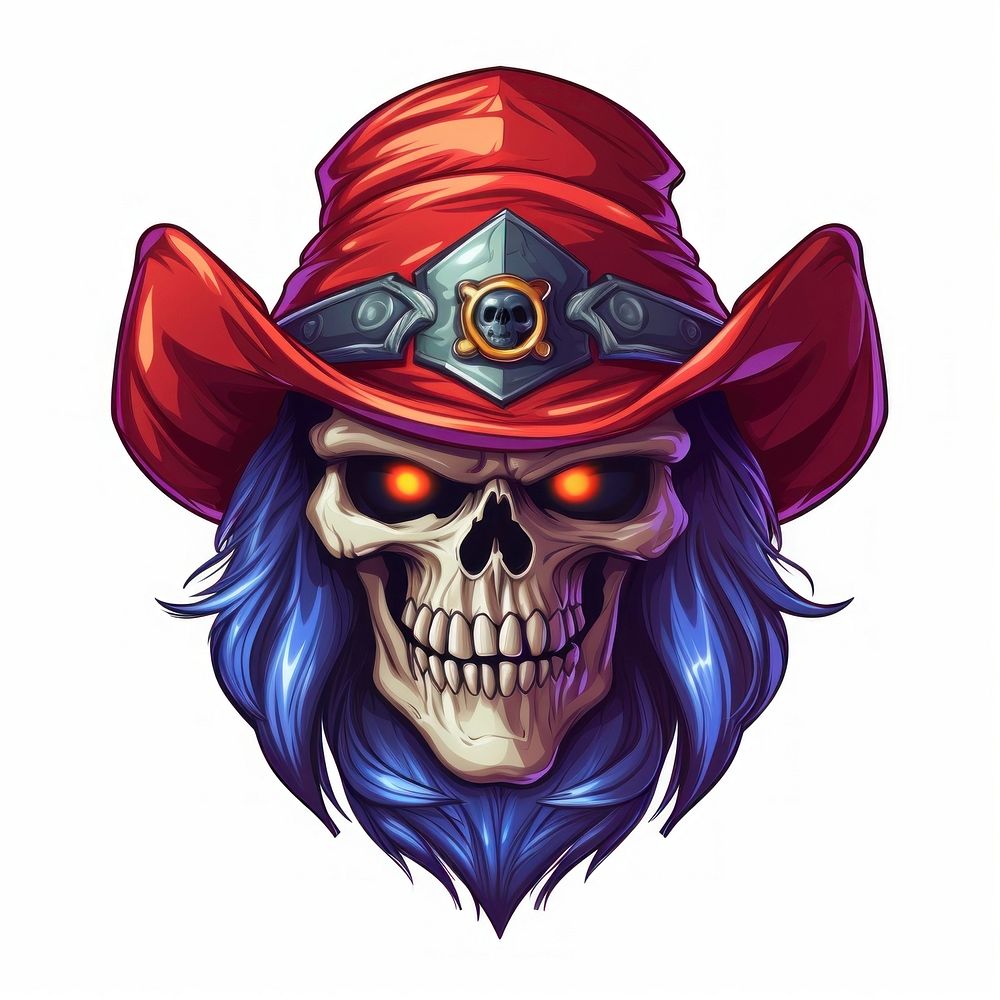 Pirate skull individuality publication creativity. AI generated Image by rawpixel.