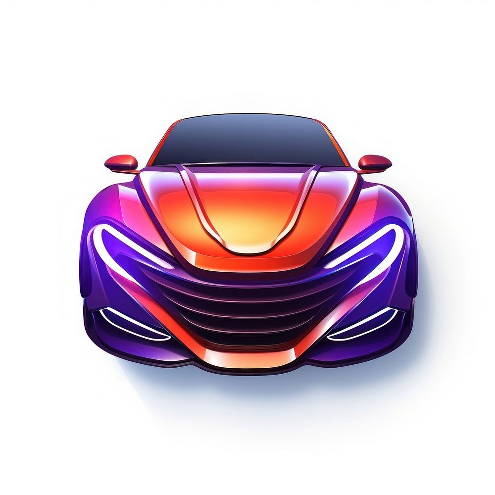 Sport car vehicle white background transportation. AI generated Image by rawpixel.