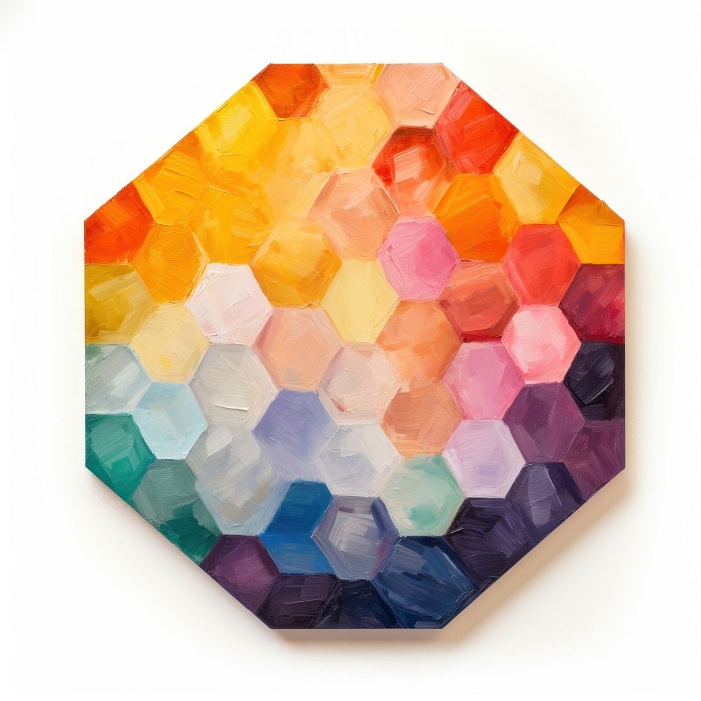 Hexagon backgrounds shape art. AI generated Image by rawpixel.
