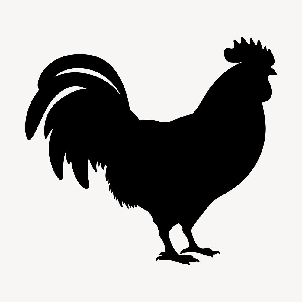 Chicken silhouette poultry animal.