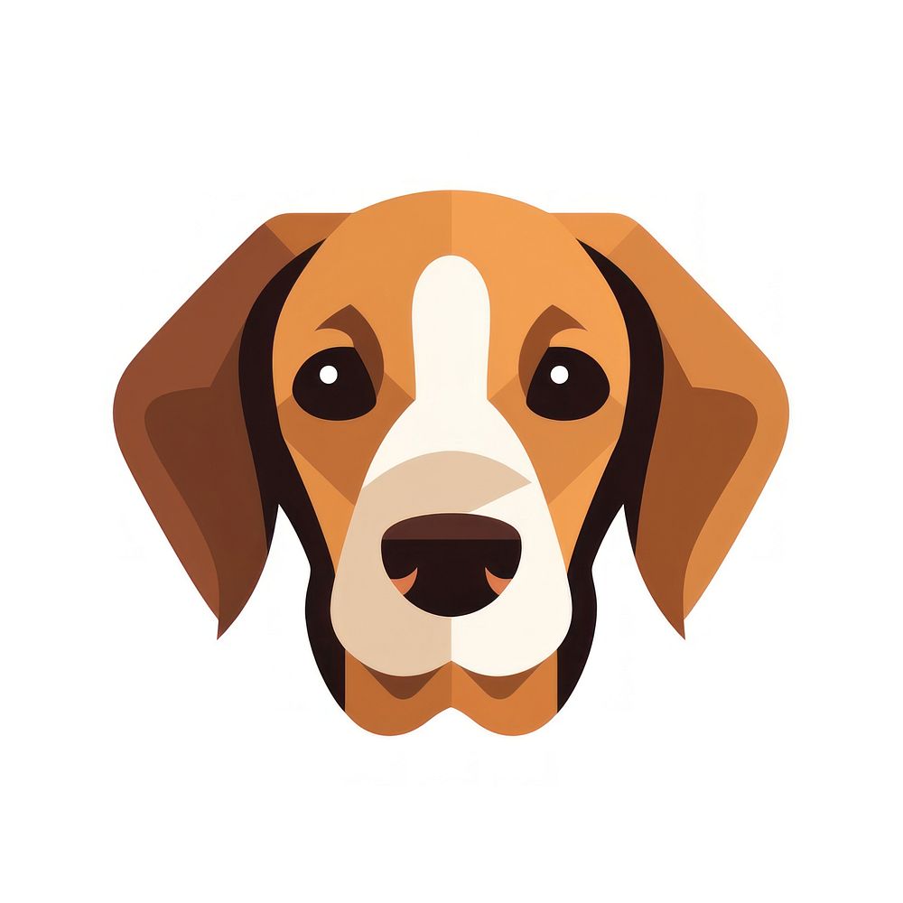 Dog head animal mammal hound. AI generated Image by rawpixel.