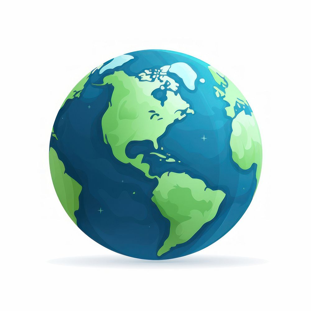 Earth sphere planet shape. AI generated Image by rawpixel.