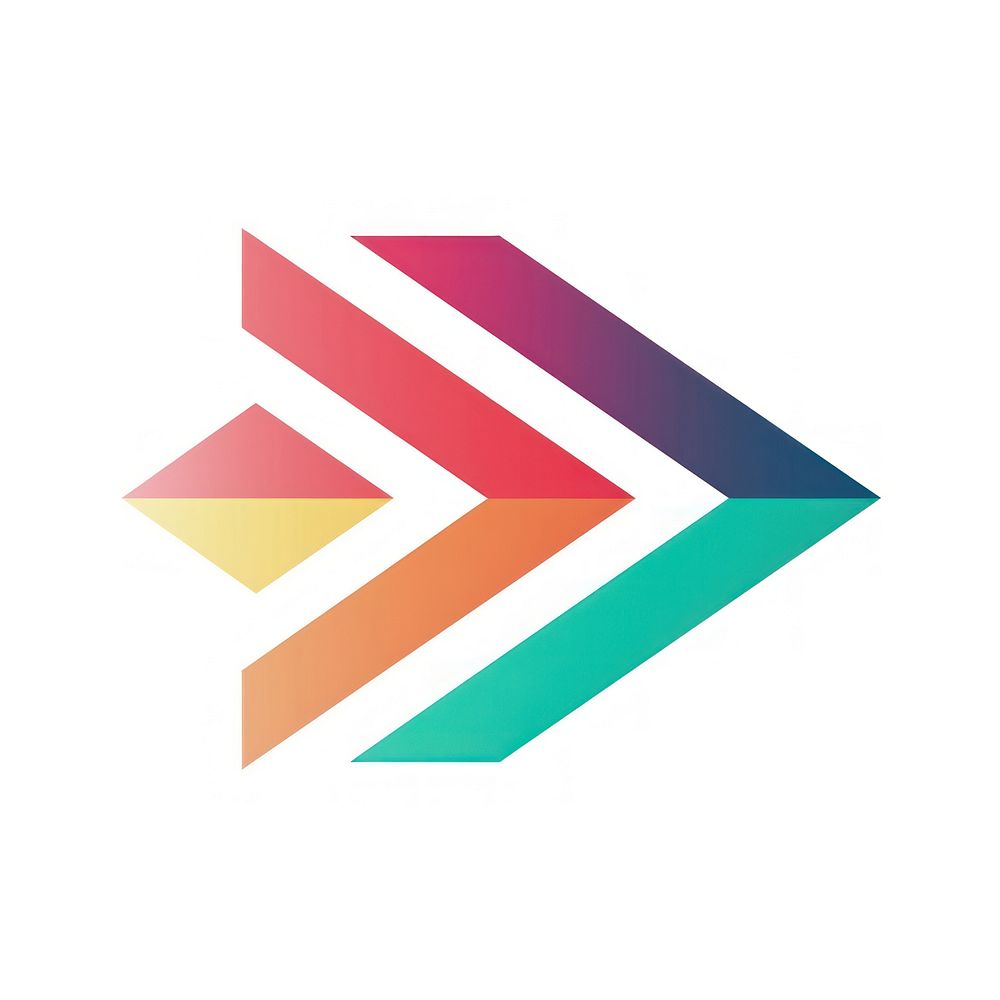 Arrow symbol shape logo. AI | Free Photo Illustration - rawpixel