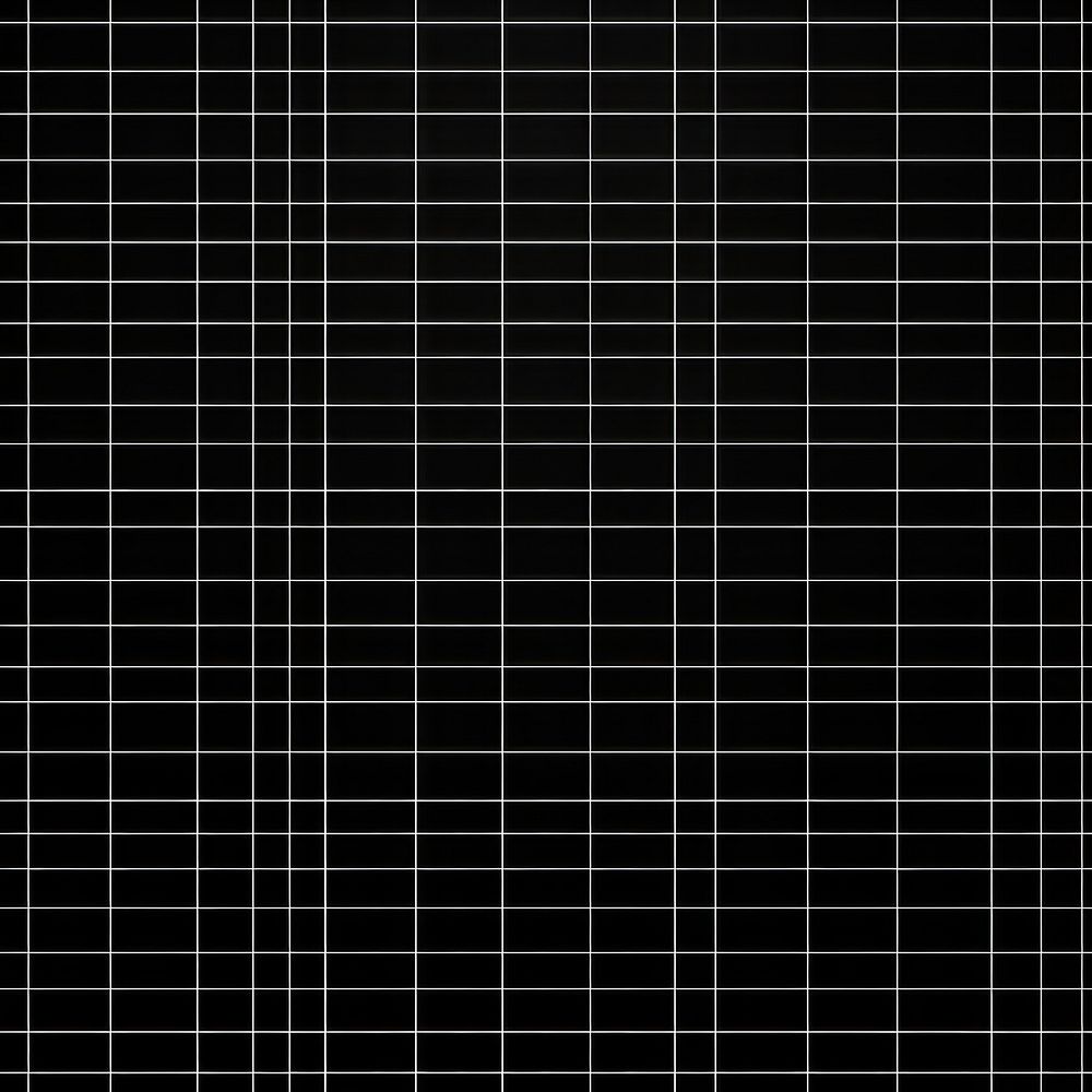 Black grid pattern backgrounds line repetition. 