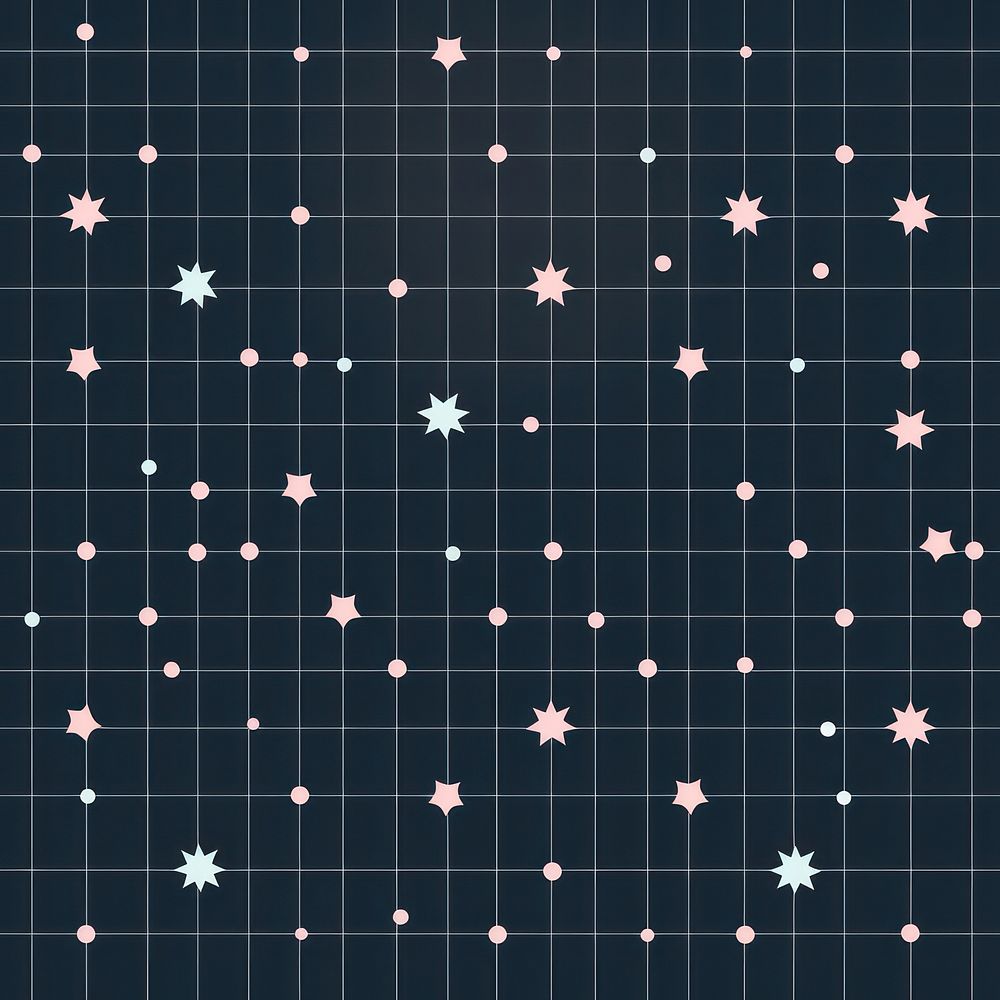 Grid pattern backgrounds line star. AI generated Image by rawpixel.