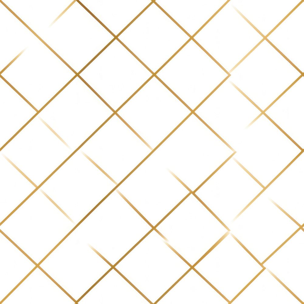 White and gold grid pattern backgrounds tile repetition. AI generated Image by rawpixel.